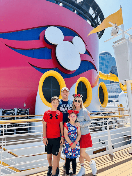 Alyssa Soileau and Family on Disney Cruise